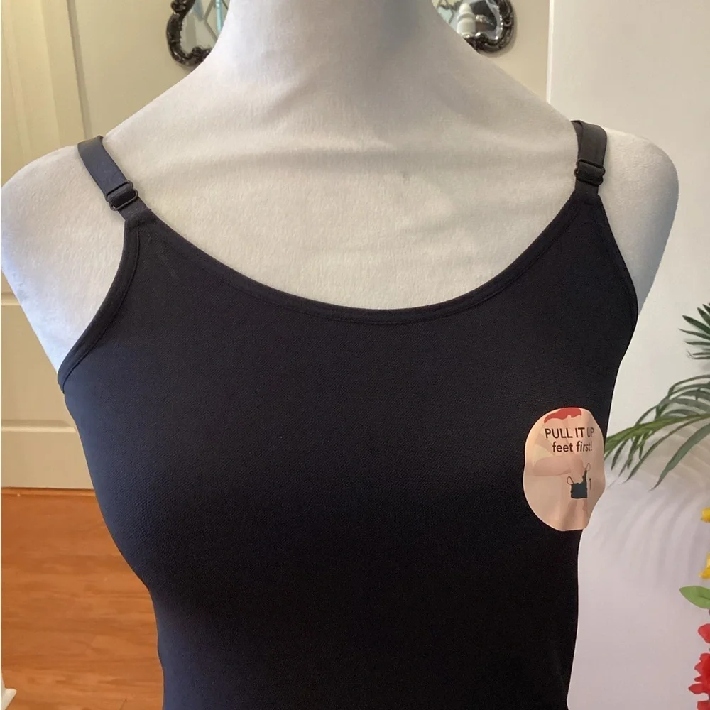 Black Tummy Control Camisole Top